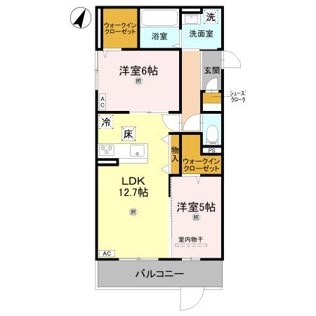 La Maison大手町Ⅰの間取り