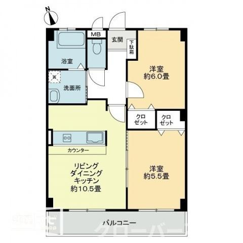 フィネス佐古の間取り|間取図