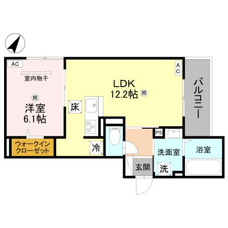 La Maison大手町Ⅰの間取り