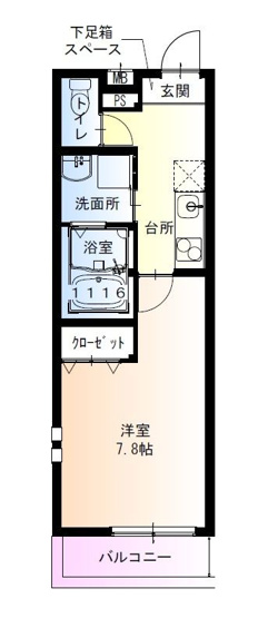 【間取り】 | フジパレス初芝駅東Ⅰ番館