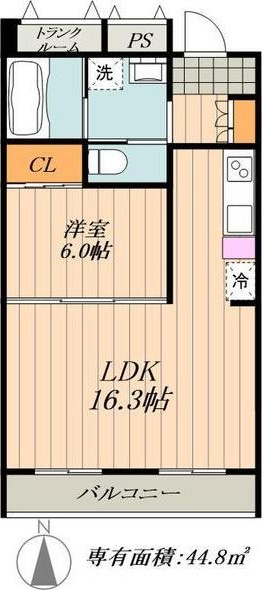 フォレストパーク千鳥の間取り