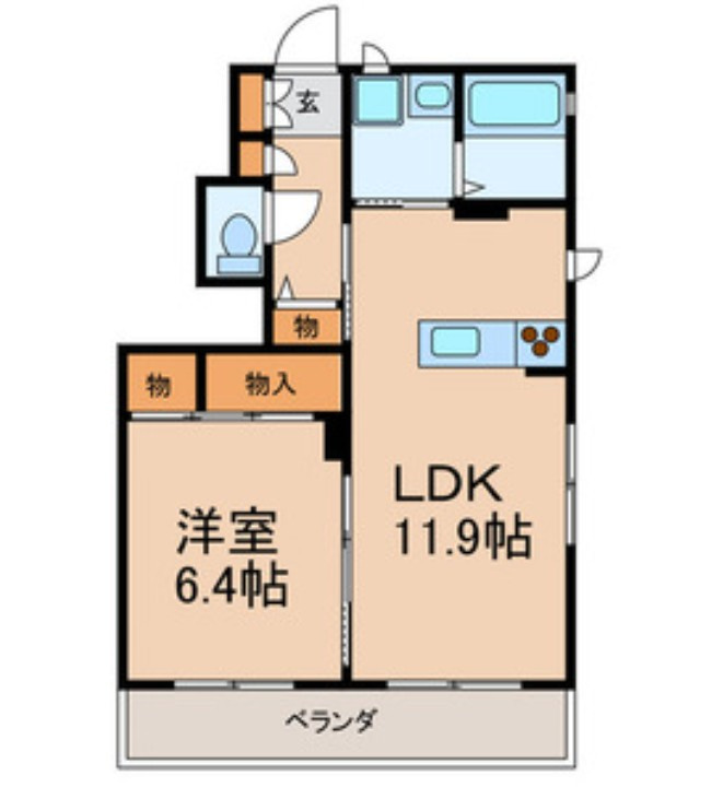 ソレイユDの間取り