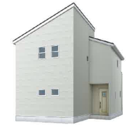 【外観パース】 | 東松山市高坂第2　リーブルガーデン　新築戸建　全4棟　2号棟 | イメージパースのため、実際とは異なる場合がございます。
