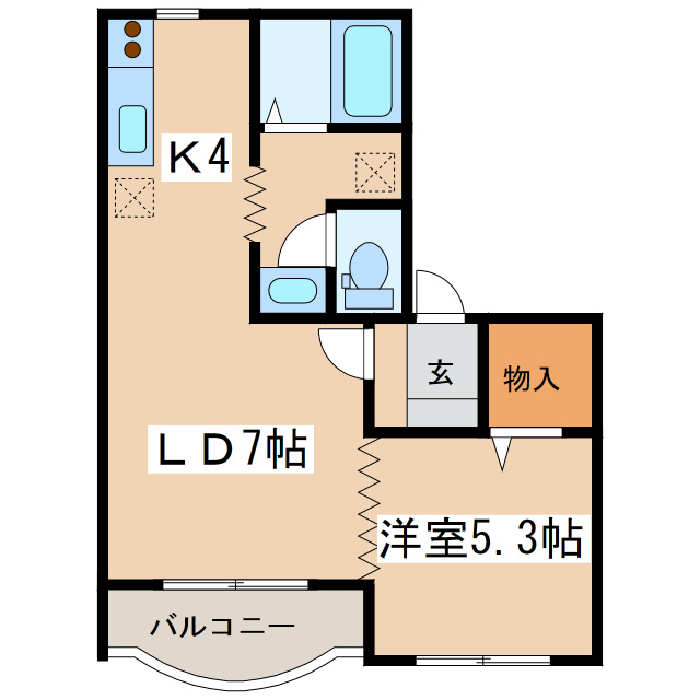 アルソーレの間取り
