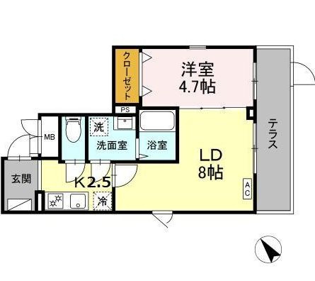 PLACE.DE.La.pierreの間取り