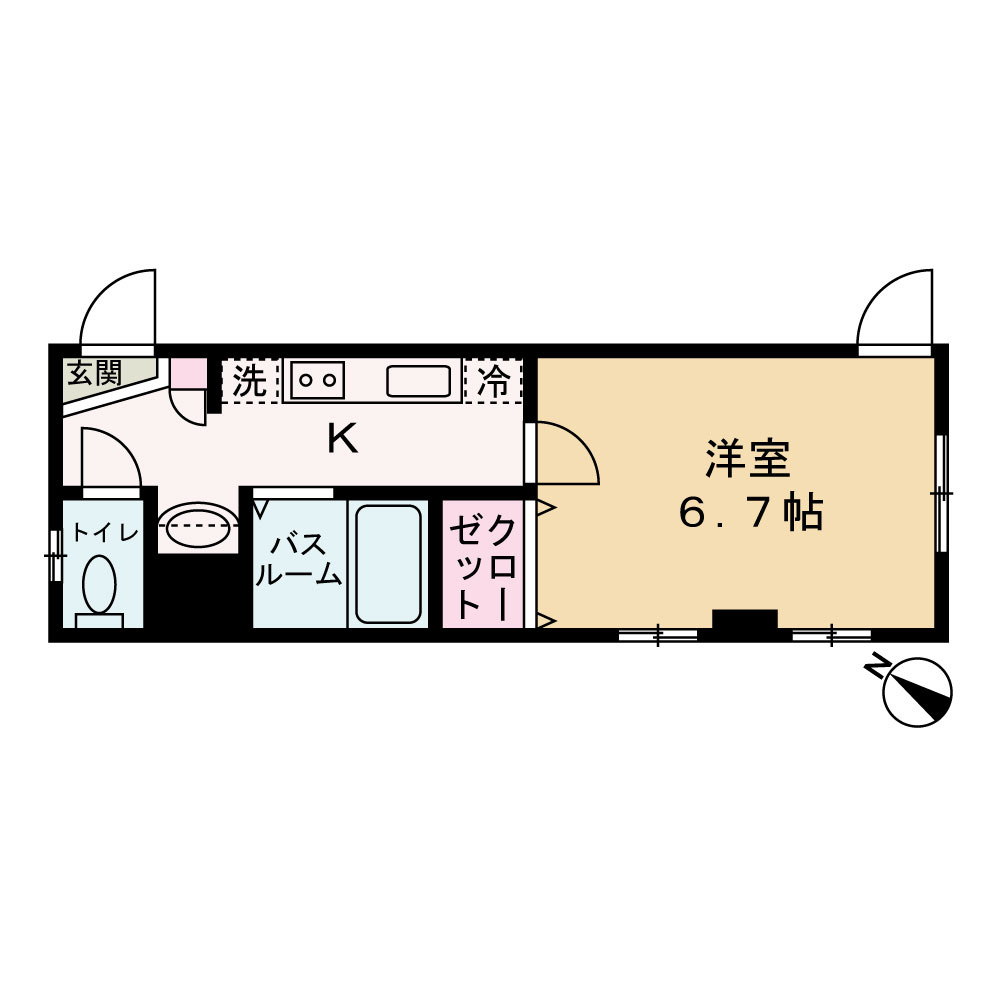 ラ フォンテ高円寺の間取り