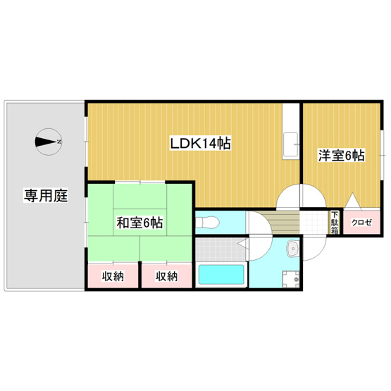 【間取り】 | コンフォール松ヶ丘　★プライスホームなら仲介手数料が割引価格です！★