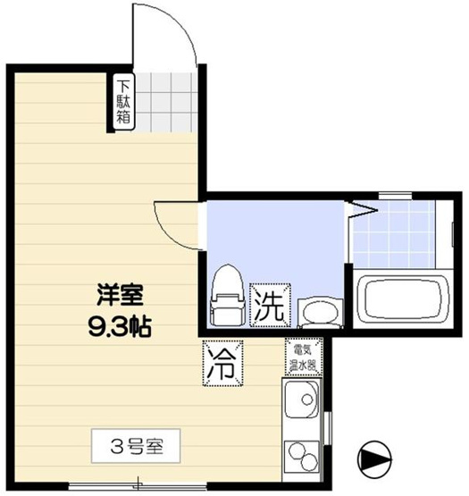 【間取り】 | ハレモアナ大岡山 | 間取図