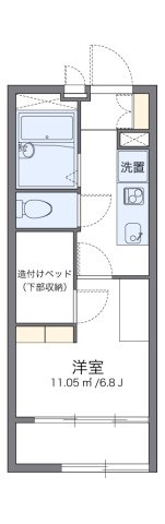 レオパレスエスペランサ横須賀の間取り