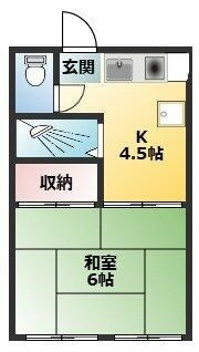 日東住宅二号館の間取り