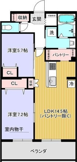【間取り】 | レジデンス　グリシナ
