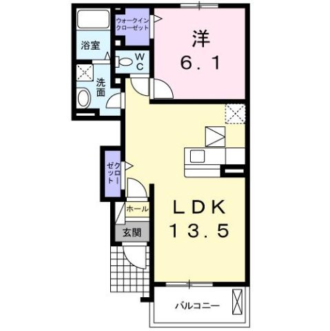 【間取り】 | ラブアンドピースＢ