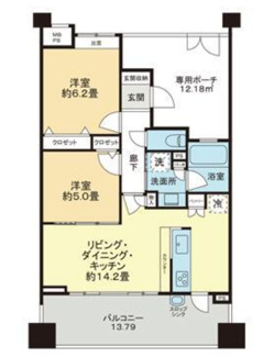 【間取り】 | ライオンズ相模大野ステーションエアリスタ | 間取りです。
