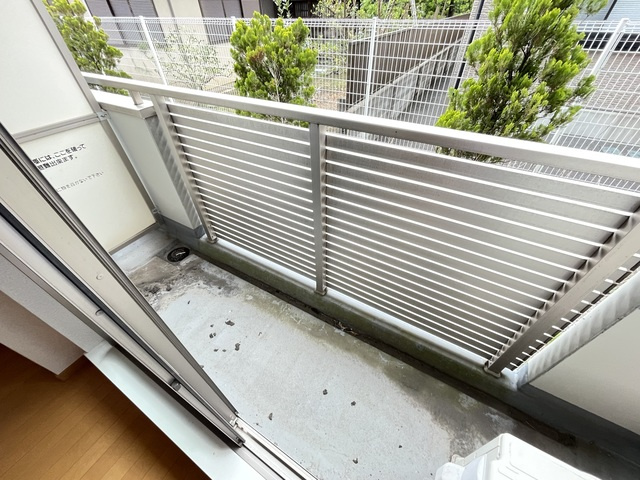 ソーレ平和台のバルコニー