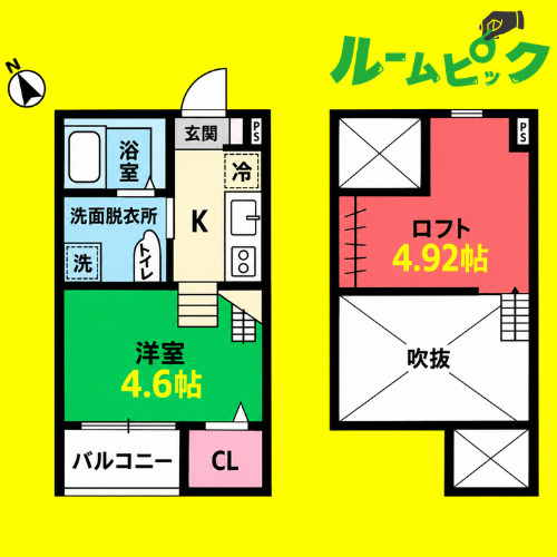ラフェリオⅡ(ラフェリオツー)　名古屋市賃貸　仲介手数料無料の間取り