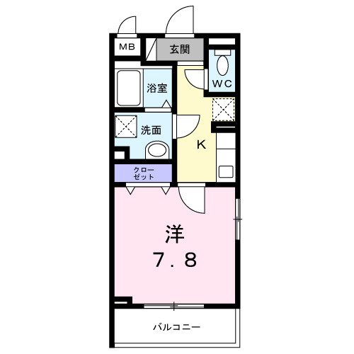 【間取り】 | ファイン　ビラ　レーブ　江坂