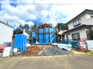 【前面道路含む現地写真】 | つくば市高崎3期　新築戸建 | 現在建築中！完成イメージをご案内可能です。ぜひ現地とあわせてご見学ください。