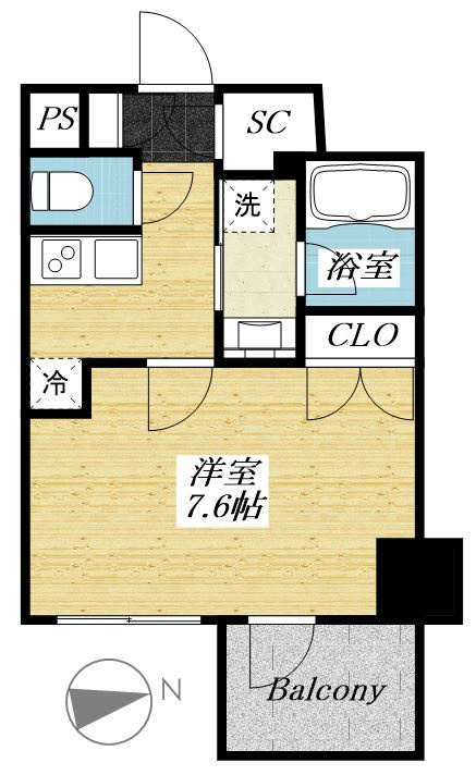 プレシャスハーモニー八王子の間取り