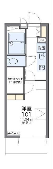 【間取り】 | レオパレスＡＮＮＥＸタチバナ