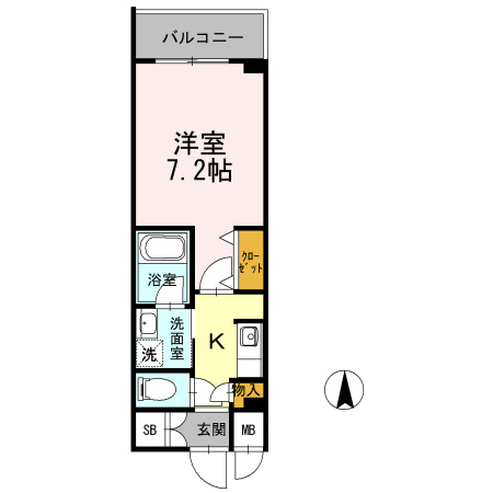 【間取り】 | カスタリア堺筋本町