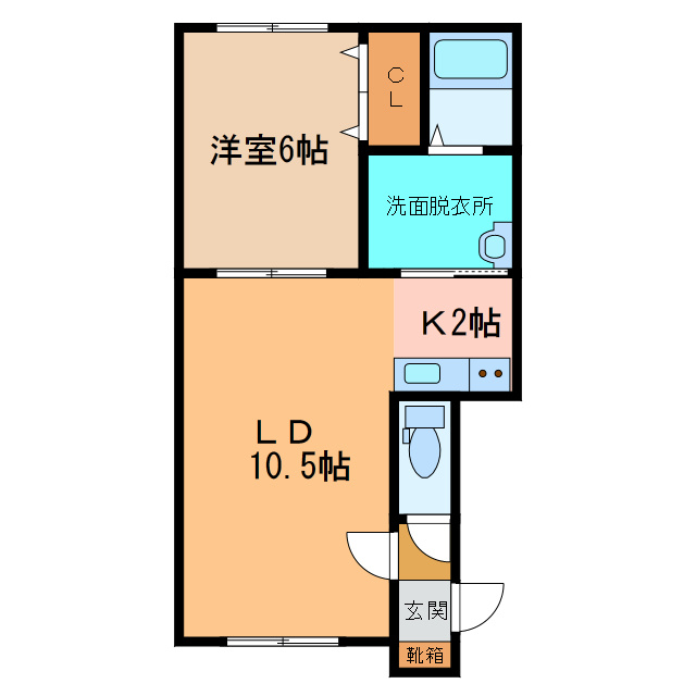 エイル・2の間取り