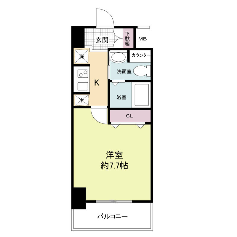 アーバンフラッツ王子公園の間取り