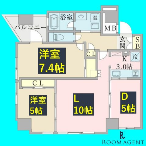 YZ mahoroba(ワイズ　マホロバ)の間取り