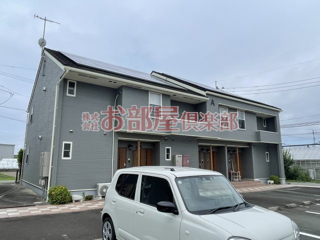 ヒルズ上弓削　Aの外観|落ち着いた雰囲気の外観です