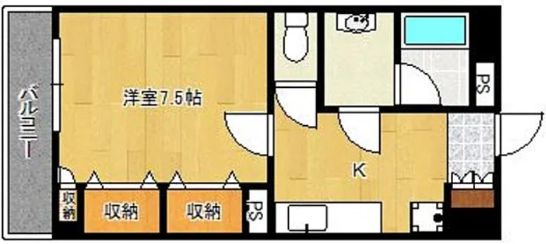 ハビタット351の間取り