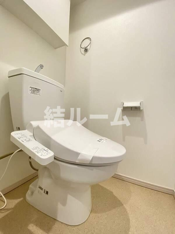 板橋区南常盤台１丁目の賃貸マンションのトイレ