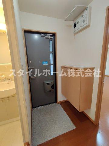 リヴェール後田Aの玄関