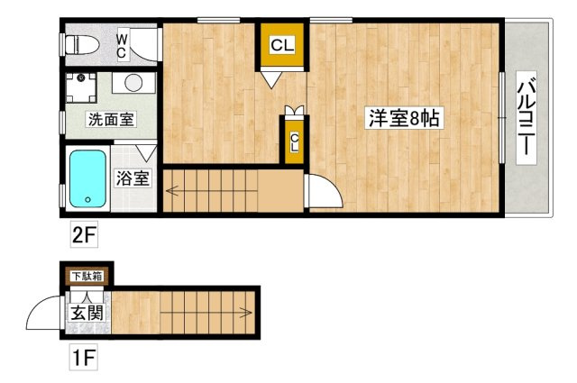 【間取り】 | ジャスティスⅡ番館