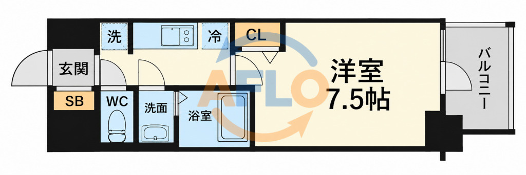 アドバンス北大阪フィーノの間取り|間取リ