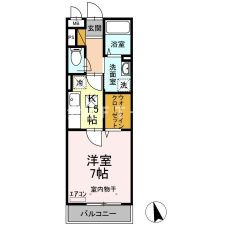 コスモ　ガーデンの間取り