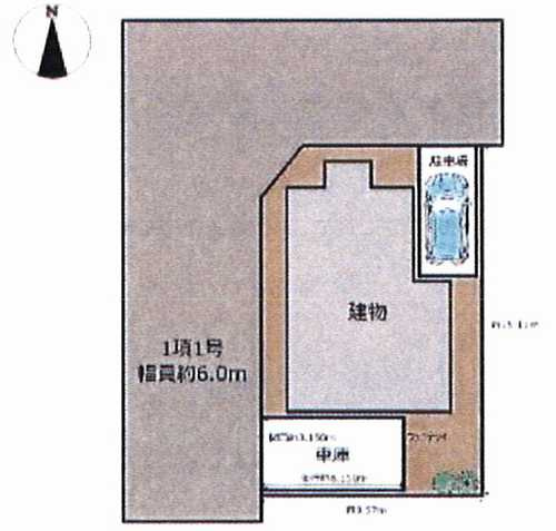 藤沢市並木台1丁目　中古戸建の区画図