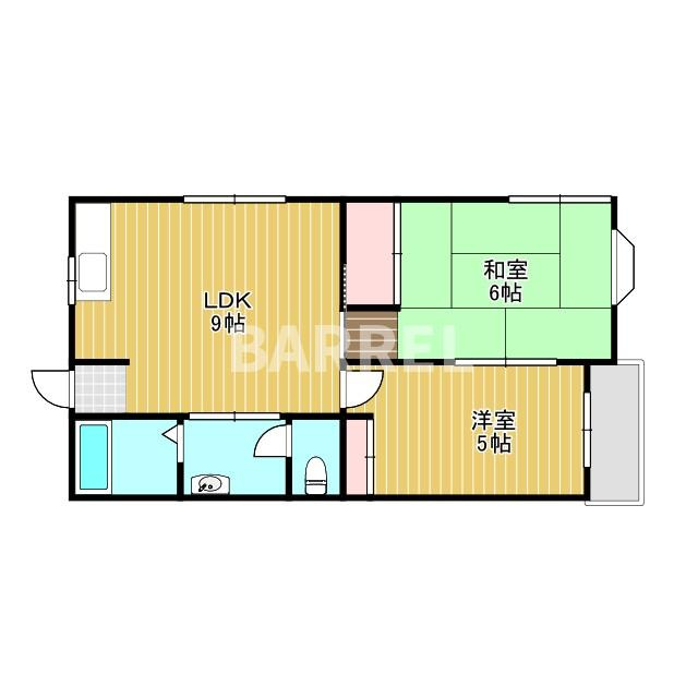 あいみマンションⅡの間取り