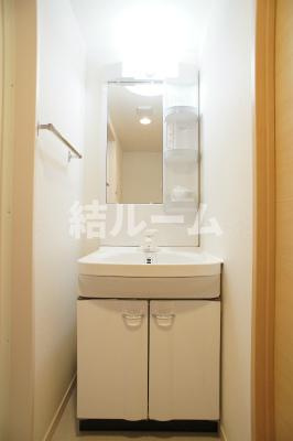 川口市並木２丁目の賃貸マンションの洗面所