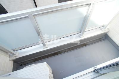 川口市並木２丁目の賃貸マンションのバルコニー