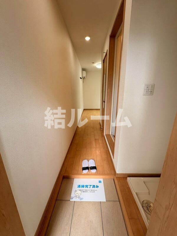 荒川区町屋５丁目のアパートの玄関