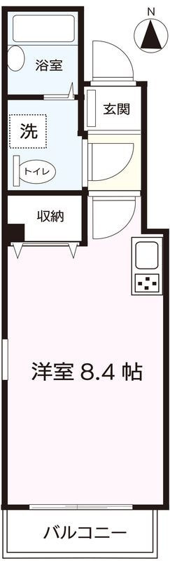 ウダガワコーポの間取り