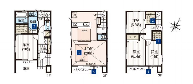 大宮盆栽町　2期　新築一戸建て　ヒルズ　A