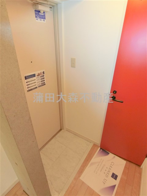 レジディア池上の玄関
