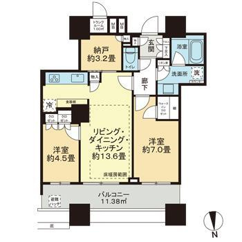 【間取り】 | パークシティ大崎ザタワー