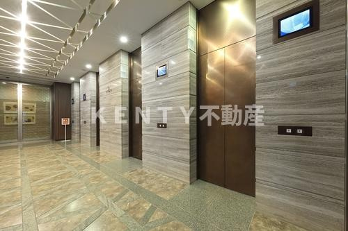 【設備】 | パークシティ大崎ザタワー | その他設備：エレベーターホール     （2023年12月撮影）