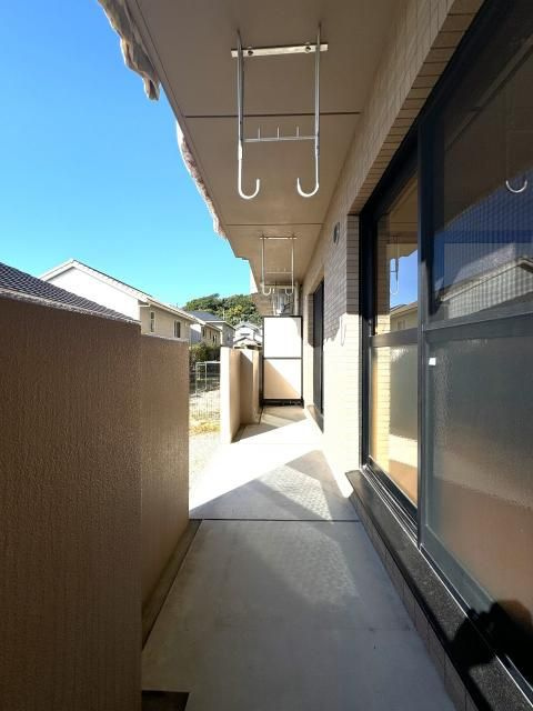 グリーングラスＳのバルコニー