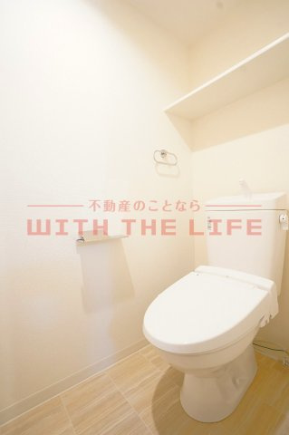 LIFEFIELD久留米【キャッシュバック対象物件】のトイレ|落ち着いた色調のトイレです