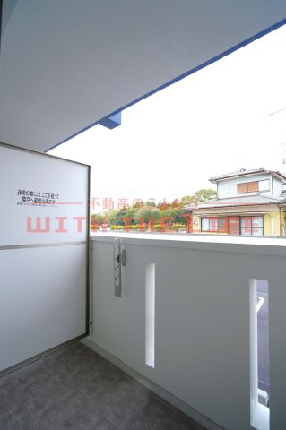 LIFEFIELD久留米【キャッシュバック対象物件】のバルコニー|バルコニーからの眺めを楽しみながら食事をしませんか