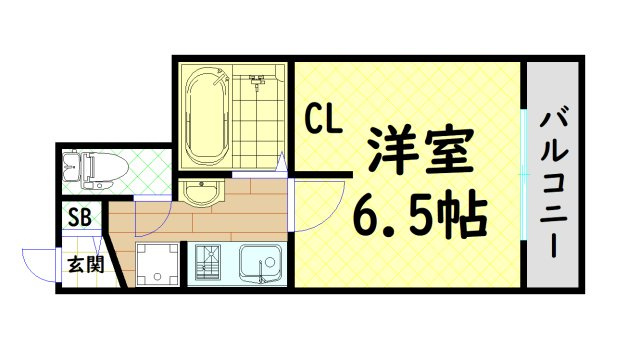 【間取り】 | LakiaMaison難波南