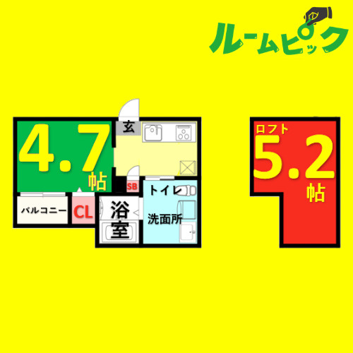 Solea(ソレア)　名古屋市賃貸　仲介手数料無料の間取り