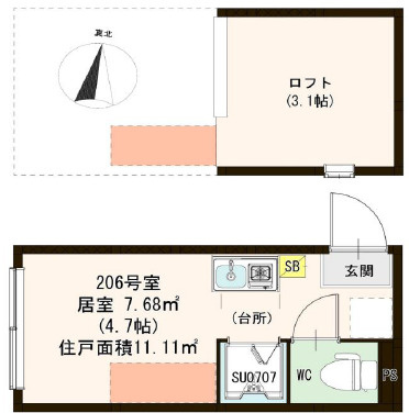 マグノリアテラス東小岩の間取り